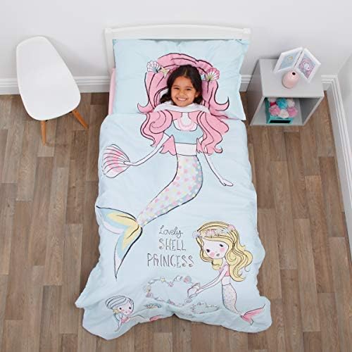 Everything Kids Mermaid Piece Toddler Bed Set Comforter