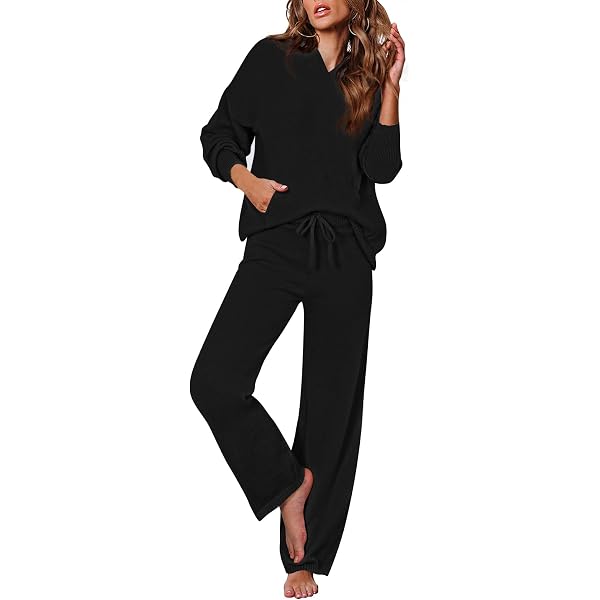 Amazon.com: Womens 2 Piece Outfit Lounge Sweater Set Long