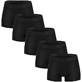 KNITLORD Men's Luxury Bamboo Viscose Boxer Underwear Ultra Soft and Breathable Stripes Boxer Briefs Multipack