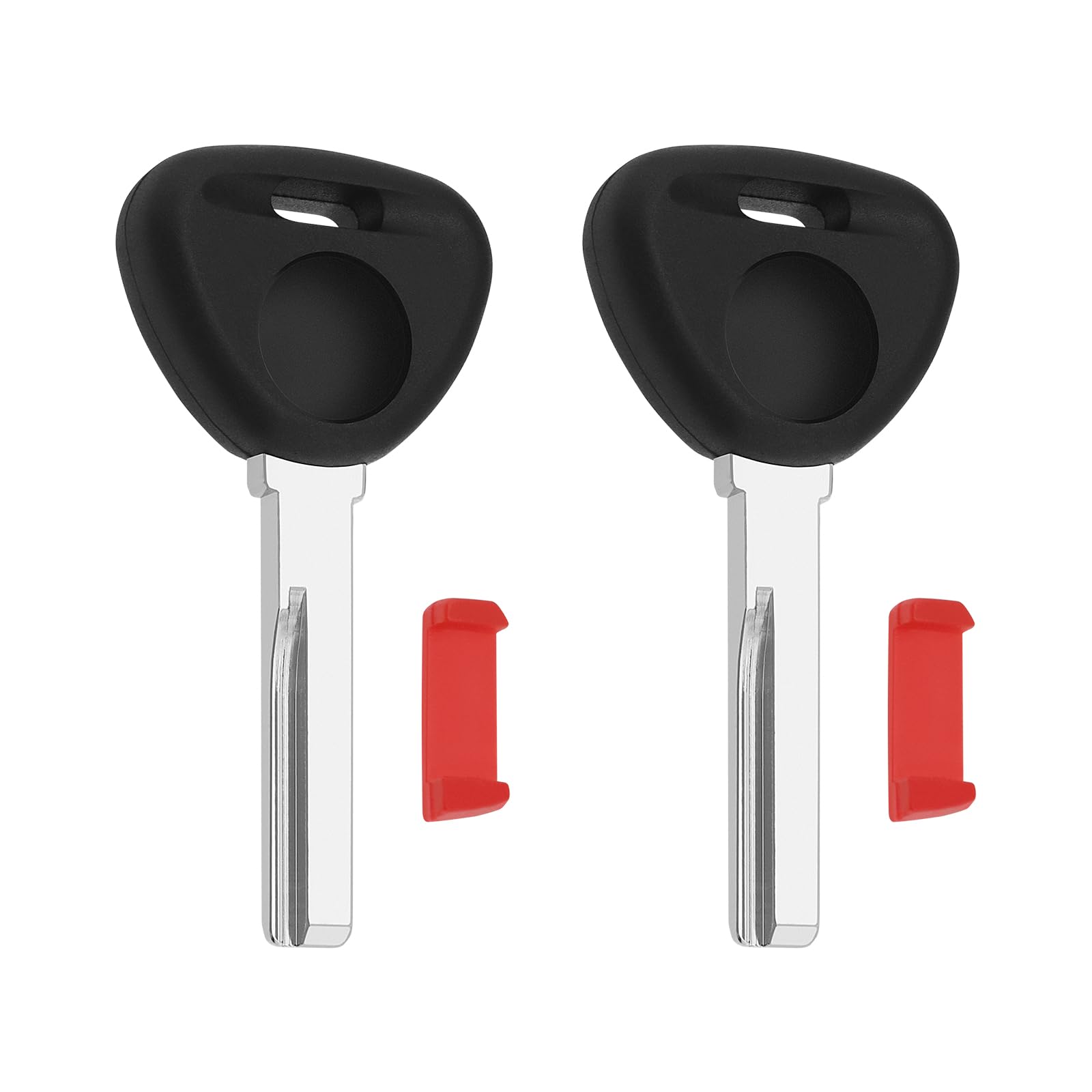 eMagTech 2pcs Car Key Blank Car Secondary Key Shell HU56 Key Blank Replacements Compatible with Volvo S40 V40 C70 Compatible with Mitsubishi Carisma Colt