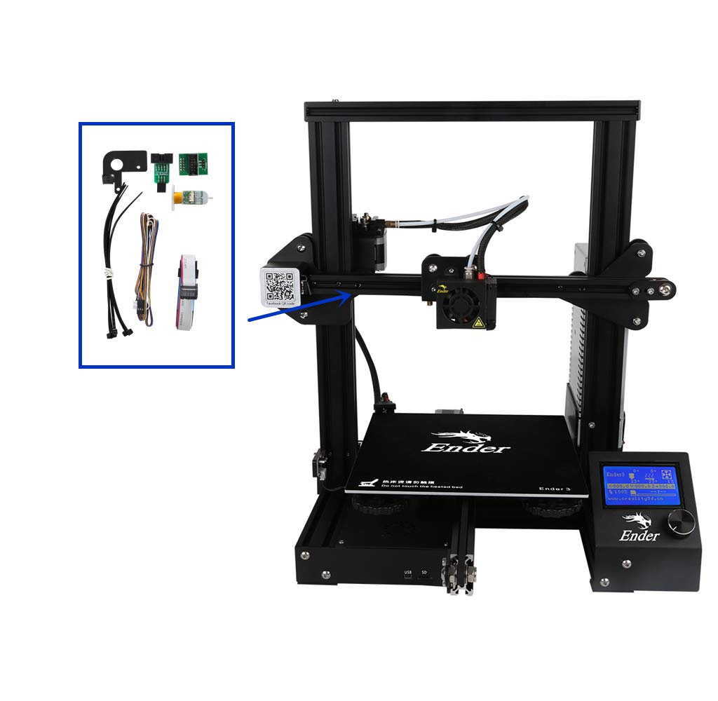 Amazon Com King Finger Creality Ender 3 Complete Bltouch Auto Bed Leveling Kit Glass Compatible With Bootloader Burning Tool Firmware Included Industrial Scientific