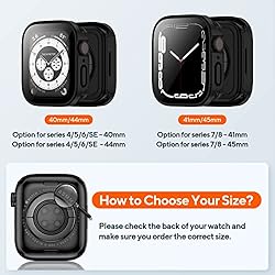 2 Pack 2 in 1 Waterproof Case for Apple Watch