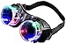 Rhode Island Novelty Light Up Mad Scientist Steampunk Black Goggles, DISCONTINUED