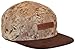 Skyed Apparel 5 Panel Grounded Camper Cap Hat Collection with Genuine Leather Strap