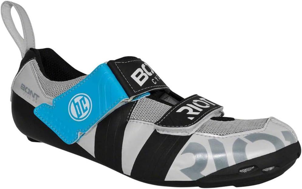 BONT Riot TR+ Triathlon Shoe: Euro 42.5, Pearl White/Black