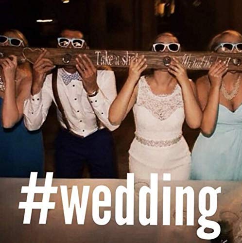 Wedding Ski Shot Shot Board