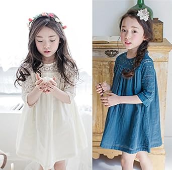 Amazon ノーブランド品 韓国子供服 レースワンピース 女の子 子供 Amazon ノーブランド品 韓国子供服 レースワンピース 女の子 子供