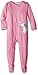 Carter's Little Girls' Striped Graphic Footie (Toddler) - Dog with Cupcake - 4T