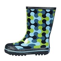 RanyZany Playful Puzzle Boot, 5 Blue and Green