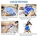 LotFancy Dog Cooling Vest Jacket Coats Swamp Cooler for Puppies Cats Kittens Pets (Blue, Small 7.8”-9”)
