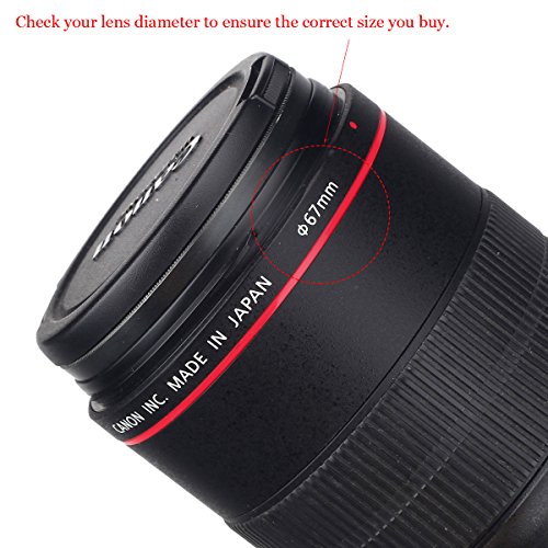 Reversible Tulip Flower Lens Hood for Canon Nikon Sony DSLR + Center Pinch Lens Cap with Cap Keeper Leash + Premium Microfiber Lens Cleaning Cloth Set (77mm)