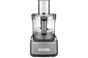 Cuisinart FP-8GM Elemental 8 Cup Food Processor, Gunmetal (Renewed)