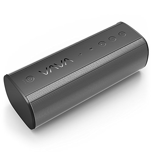 VAVA Voom 20 Bluetooth Portable Speakers with Dual 8W Drivers & 2 Passive Subwoofers (Wireless, IPX5 Splash Proof, AptX, USB Port for Outdoors Phone Charging)