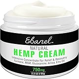 Max Strength Back Pain Relief Cream, 2.3oz Purest 750mg Hemp Extract Hemp Cream Ointment Rub for Back Pain, Arthritis, Joint Pain, Hip Pain, Muscle Soreness, Instant Pain Relief, Non-GMO, Made in USA