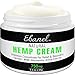 Max Strength Back Pain Relief Cream, 2.3oz Purest 750mg Hemp Extract Hemp Cream Ointment Rub for Back Pain, Arthritis, Joint Pain, Hip Pain, Muscle Soreness, Instant Pain Relief, Non-GMO, Made in USA