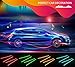 One-Line Interior Car Lights, Govee RGB Multicolor Music Car LED Strip Light, Waterproof Underdash Lighting Kits with Sound Active Function and Simple Control, 4pcs 48 LED, 12V Car Charger Included