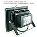 QUANS 20W 12V 24V AC DC Ultra Bright White LED Security Wash Flood Light Floodlight Lamp High Power Black Case Waterproof IP65 Superbright 6000K 6500K (Cool White), 12-24V Input Low Voltage