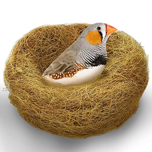 SunGrow Finch Coconut Fiber, Loose Bedding Substrate for Birds Nest