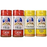 Carne Asada Chef Merito 2 Beef and 2 Chicken Seasonings 14oz (Pack of 4)