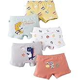 Core Pretty Toddler Boxer Briefs Cotton Boys Underwear Kids Underpants Size 3-12Years (Pack of 5)