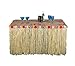 Forum Novelties Hawaiian Luau Party Fringed Table Skirt with Hibiscus Flowers