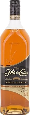 Flor de Cana Anejo Clásico 5 Years Old Rum (1 x 1 l)