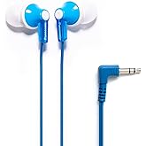 Panasonic ErgoFit In-Ear Earbud Headphones RP-HJE120-A (Blue) Dynamic Crystal-Clear Sound, Ergonomic Comfort-Fit