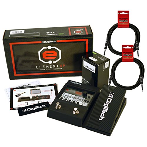 Digitech Element XP Guitar Floor Processor Multi-Effects Pedal w/ (2) 10' Guitar Cables