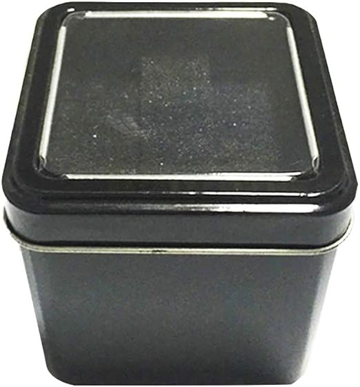 Caja metálica para relojes de hombre, color negro: Amazon.es: Hogar