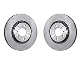 Front Disc Brake Rotors Pair For Volkswagen Jetta