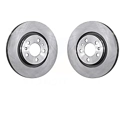 Front Disc Brake Rotors Pair For Volkswagen Jetta
