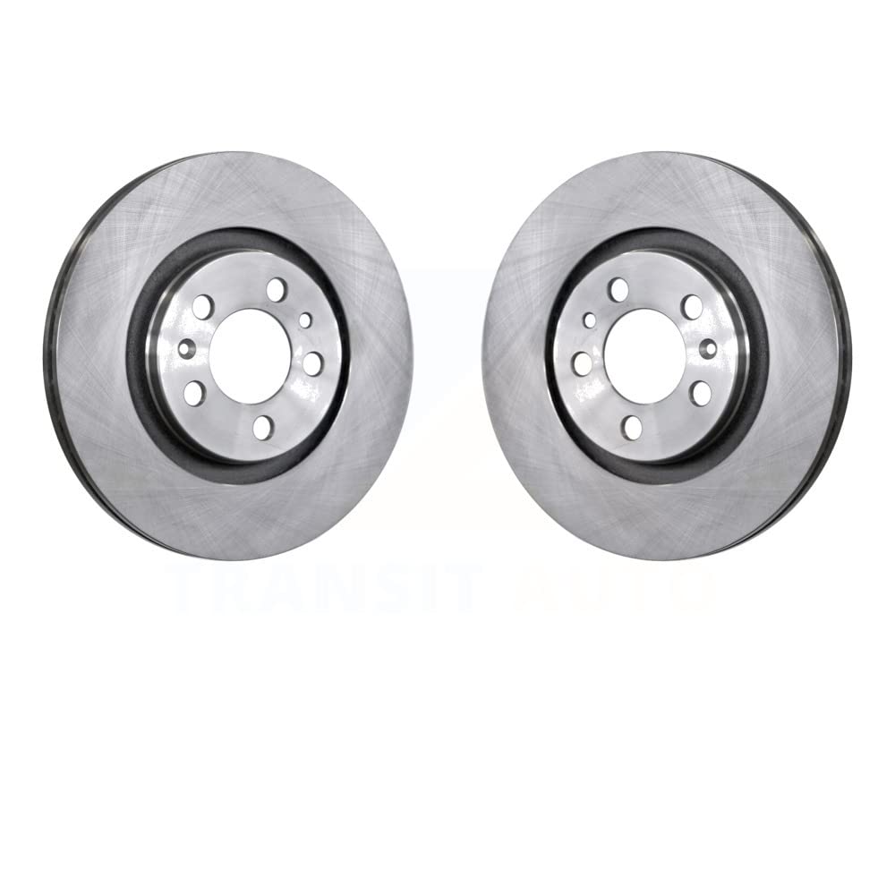 Front Disc Brake Rotors Pair For Volkswagen Jetta