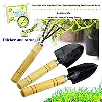 Tool Sets Kids Toy Mini Garden Plant Tools 3pcs Spade Shovels Rakes Gardening Gifts