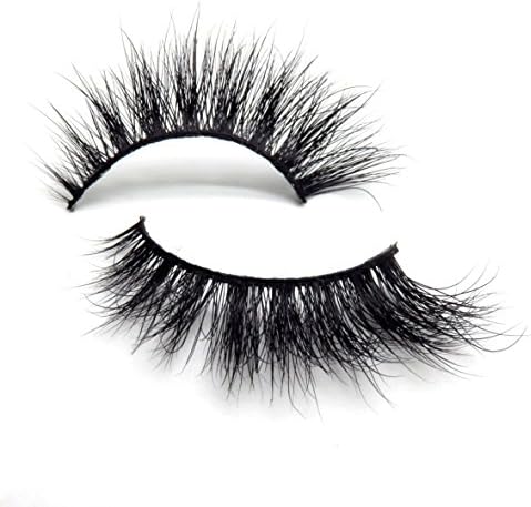 Special 3D 100% Siberian Mink Fur Strip False Eyelashes Fluffy Layered lashes Natural Look for Woman Make Up(H80)