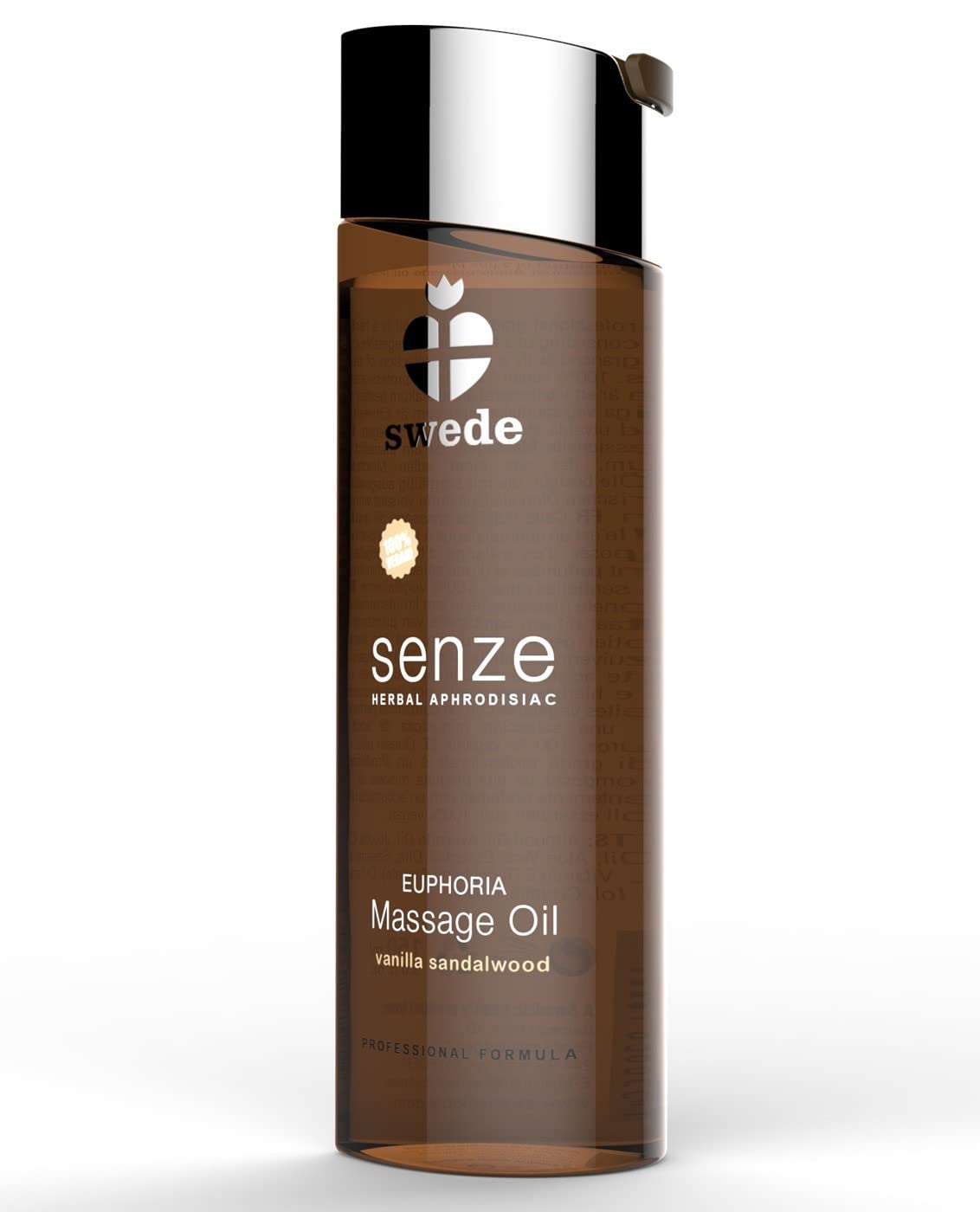 SWEDE Senze Massage Oil, Vanilla Sandalwood, 75 ml