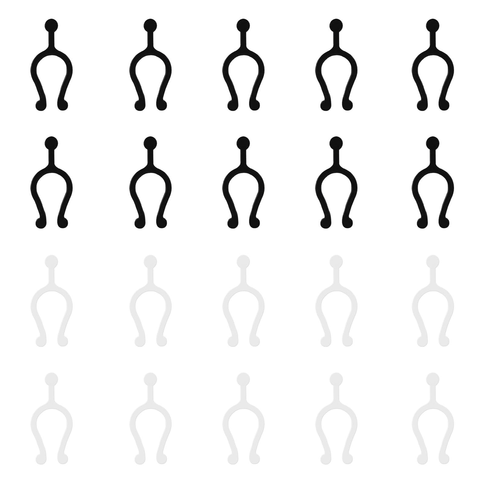 Photo 1 of 20 Pcs Leakproof Cosmetic Dispenser Pump Lock Clip,Clamp for Lotion Shampoo Cleansing Oil Bottles,PP Plastic Leak Locks,Travel & Camping Friendly Accessory