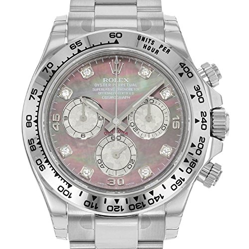 Rolex-Daytona-116509-DKLTMD-18K-White-Gold-Automatic-Mens-Watch