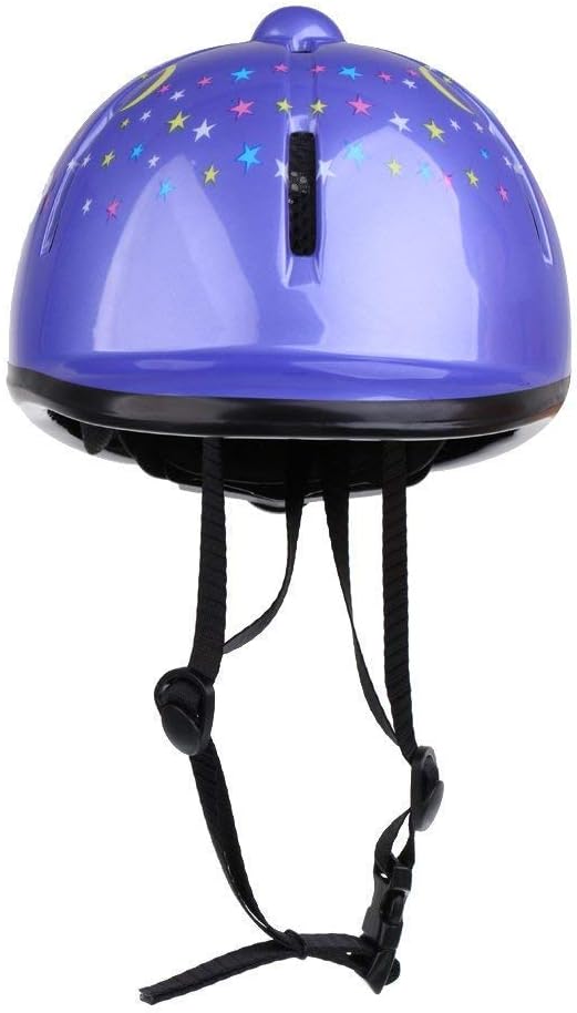 Xiaozxwlhq Adjustable Horse Riding Helmet Equestrian Kids Protective Gear Helmet for 2 to 6 Years Old (Purple) : Sports & Outdoors