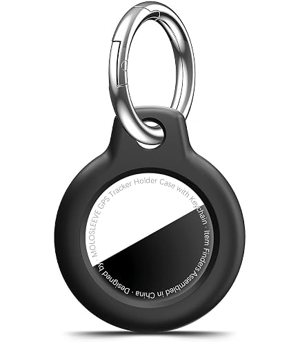 Gkeygo Carabiner Keychain With Leather & Key Rings - Anti-Lost D-Ring, Zinc Alloy, Grey/Blue - View #9