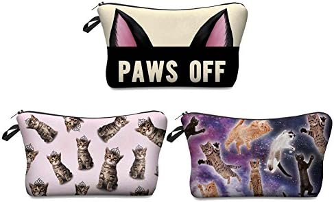 Jom Tokoy Unicorn Makeup Bag 3pcs/set Cosmetic Bag kitty Pencil Case