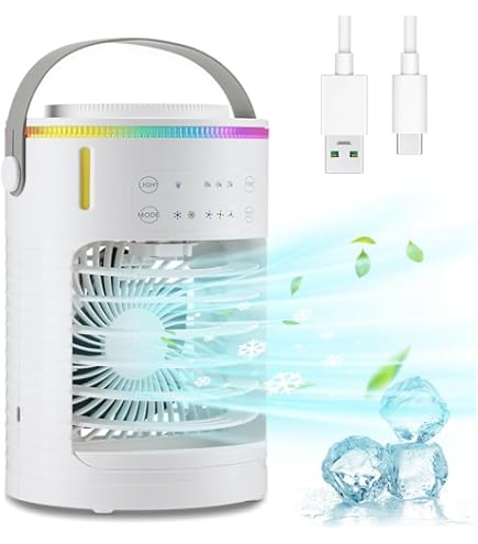 Fan Portable Air Conditioners, 25W Personal Mini Air Conditioner