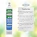 Aqua Fresh 4396508 Replacement Water Filter compatible with 4396510, EDR5RXD1, NLC240V, PNL240V, 4396508p, 4396547, 4392857, 9010, LC400V, WF-NLC240V, 46-9010 (2-Pack)