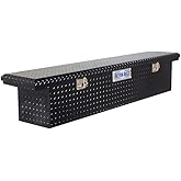 Better Built 70 Inch Black Aluminum Truck Tool Box