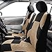 FH Group FB071115 Travel Master Seat Covers (Beige) Full Set with Gift – Universal Fit for Cars Trucks & SUVs