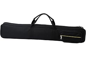 UGPLM Pool Cue Case Billiard Stick Storage Bag with Divider Compact 1/2 Cue Cases Billiard Sticks Carrying Case Pool Cue Pouc