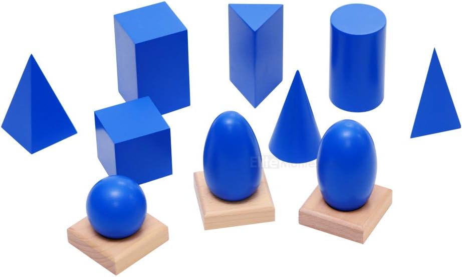 Elite Montessori Geometric Solids 