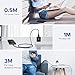 Micro USB Cable Android Charger, INIU [3 Pack 3.1A] QC 3.0 Fast Charging Micro Phone Charge, (1.6+3.3+10ft) Quick Nylon Data Cord For Amazon Fire Kids Tablet Kindle Samsung S7 S6 Edge HTC Xbox One etc