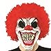 Halloween Mask Music LED Mask Sound Reactive Light Up Mask for Party and Any Festival (red)