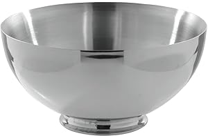 HUBERT® Punch Bowl 7 Liter Capacity Double Wall Design 17" Diameter Stainless Steel