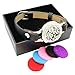 AromaRain Breeze Essential Oil Diffuser Bracelet (Large) - 316L Surgical Stainless Steel with Leather Band